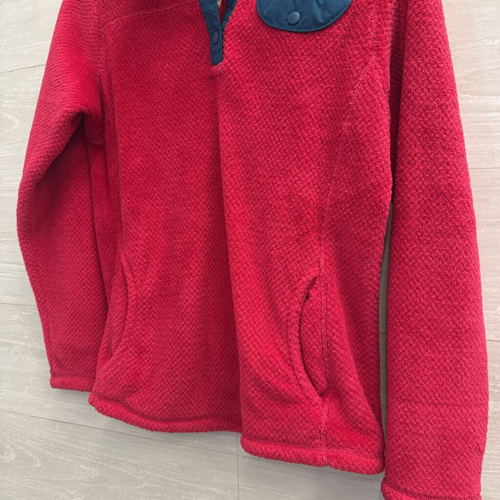 Patagonia Pink Fleece Long Sleeve Pullover Small
