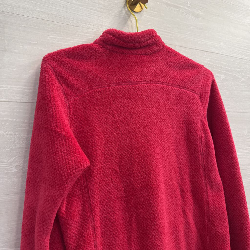 Patagonia Pink Fleece Long Sleeve Pullover Small