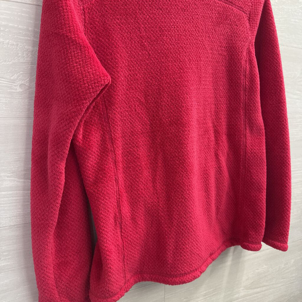Patagonia Pink Fleece Long Sleeve Pullover Small