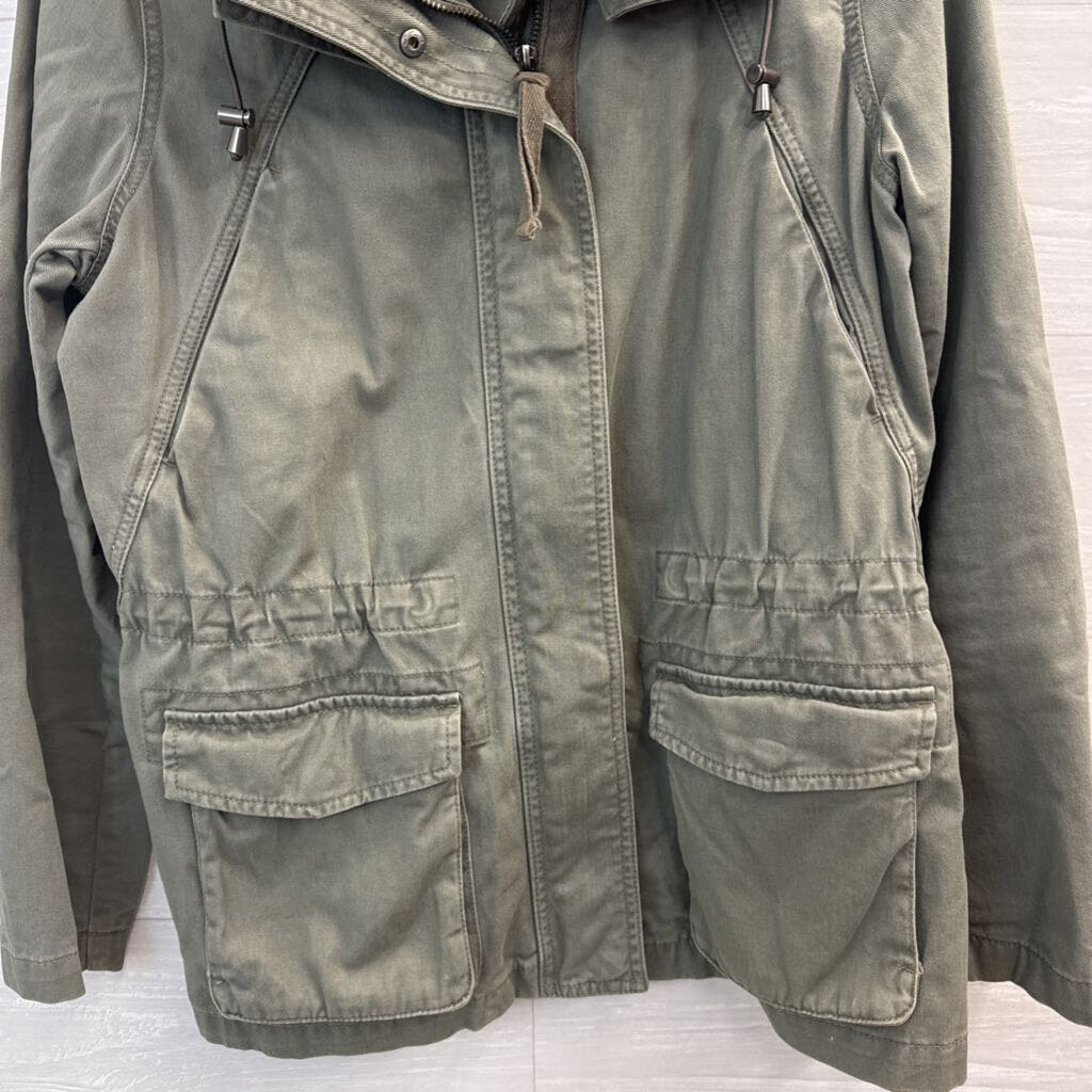 Label of Graded Goods Green Zip Up Hooded Jacket 12
