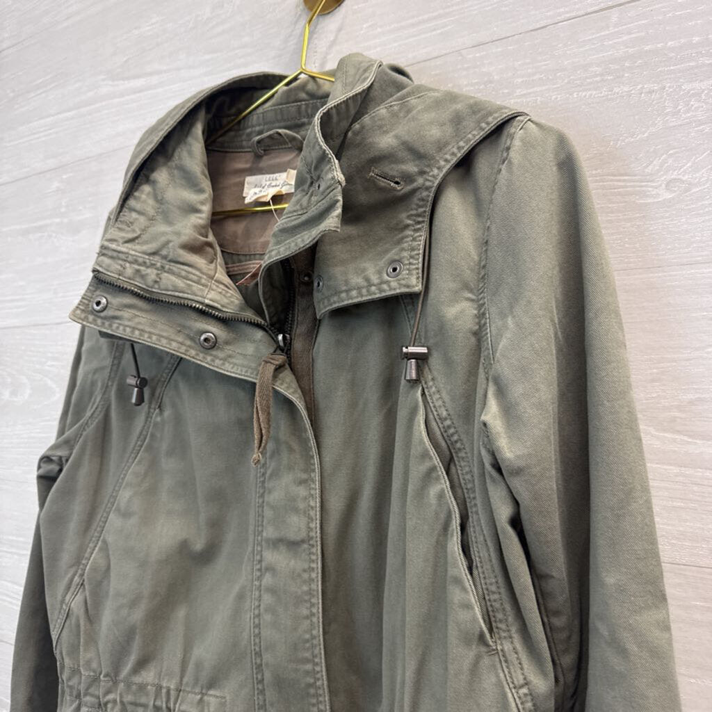 Label of Graded Goods Green Zip Up Hooded Jacket 12