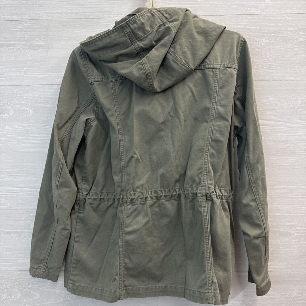 Label of Graded Goods Green Zip Up Hooded Jacket 12
