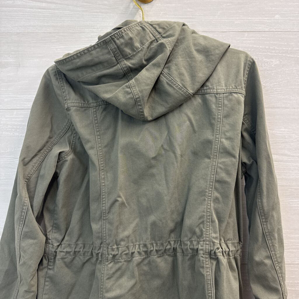 Label of Graded Goods Green Zip Up Hooded Jacket 12