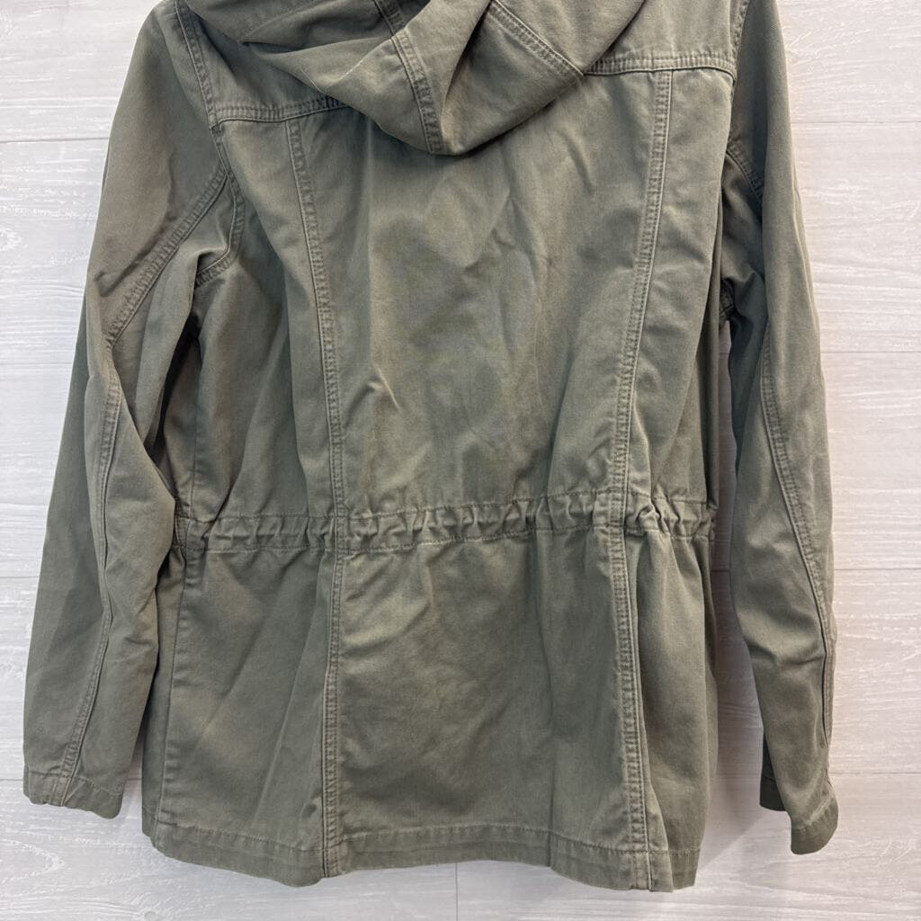 Label of Graded Goods Green Zip Up Hooded Jacket 12