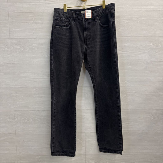 Levi Black Denim Middy Straight Jeans 31