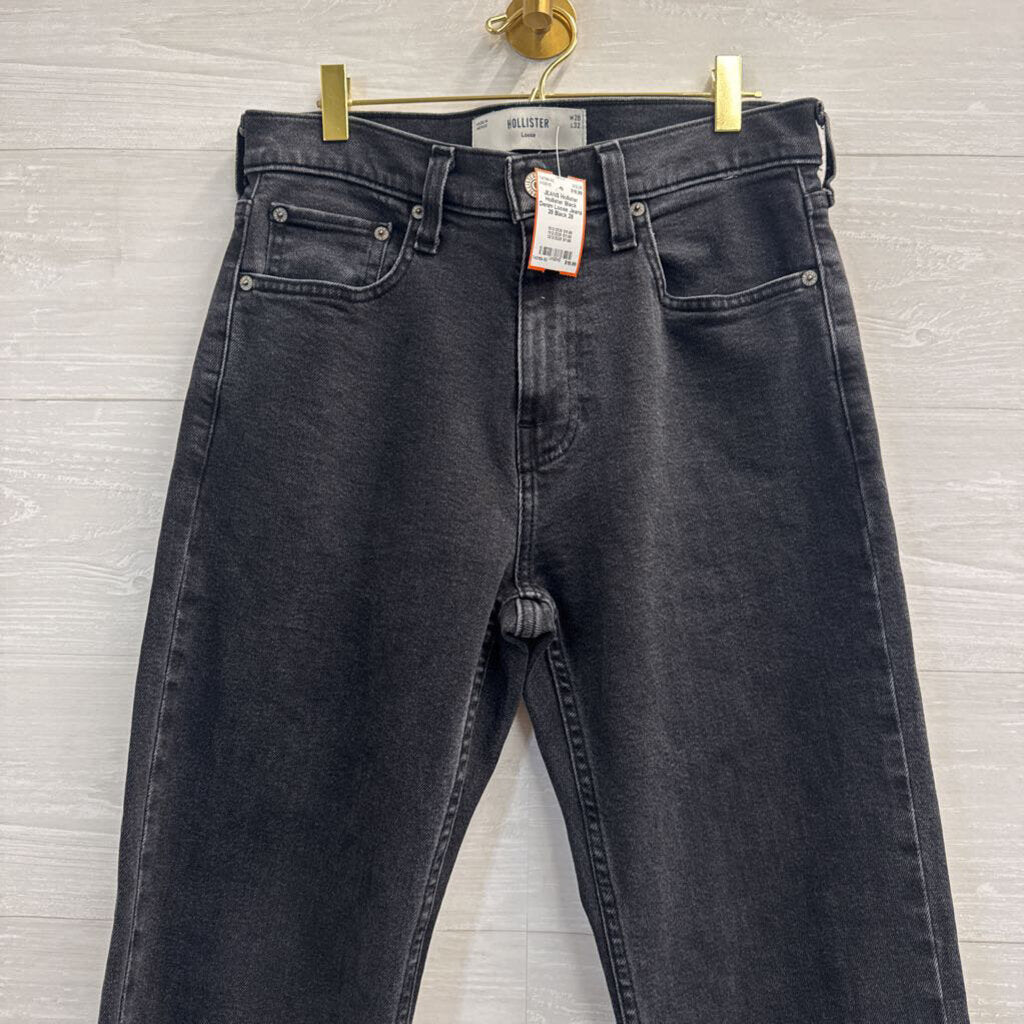 Hollister Black Denim Loose Jeans 28
