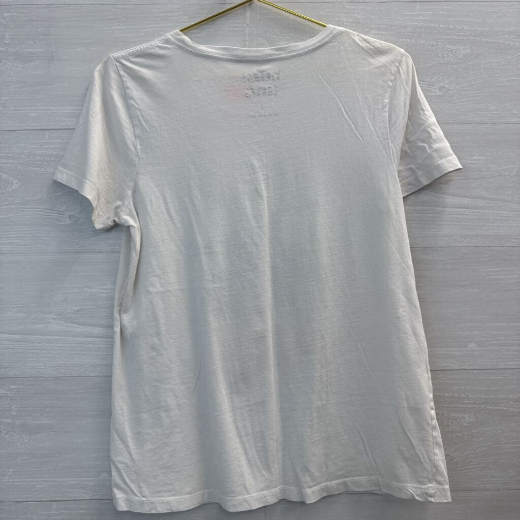 Vintage Canvas White/ Multi Savage Short Sleeve Graphic Tee Small