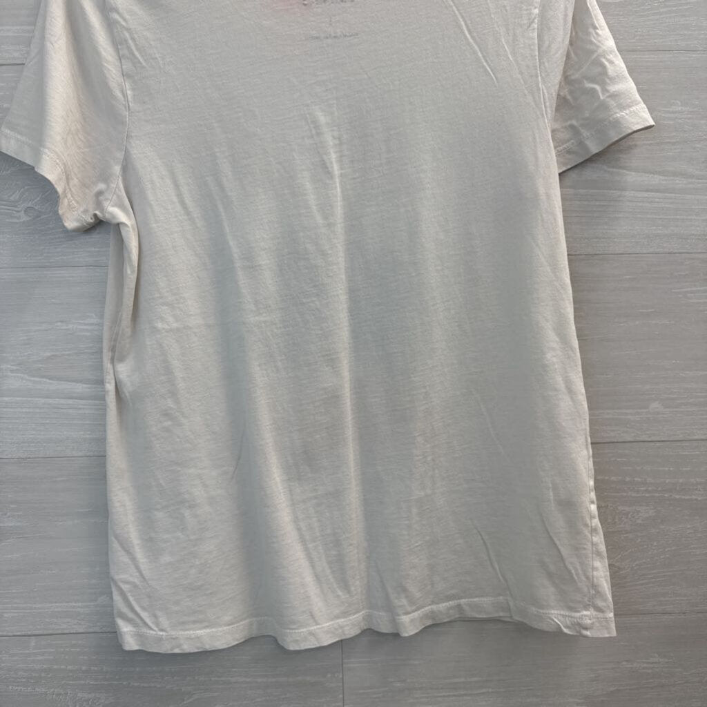 Vintage Canvas White/ Multi Savage Short Sleeve Graphic Tee Small
