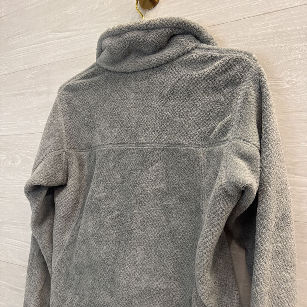 Patagonia Soft Grey Fleece Pullover Medium