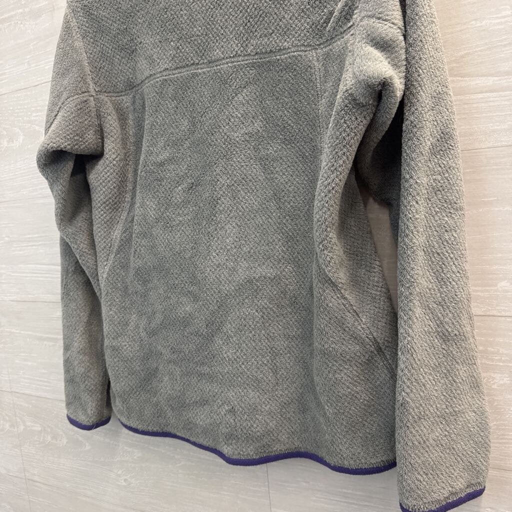 Patagonia Soft Grey Fleece Pullover Medium
