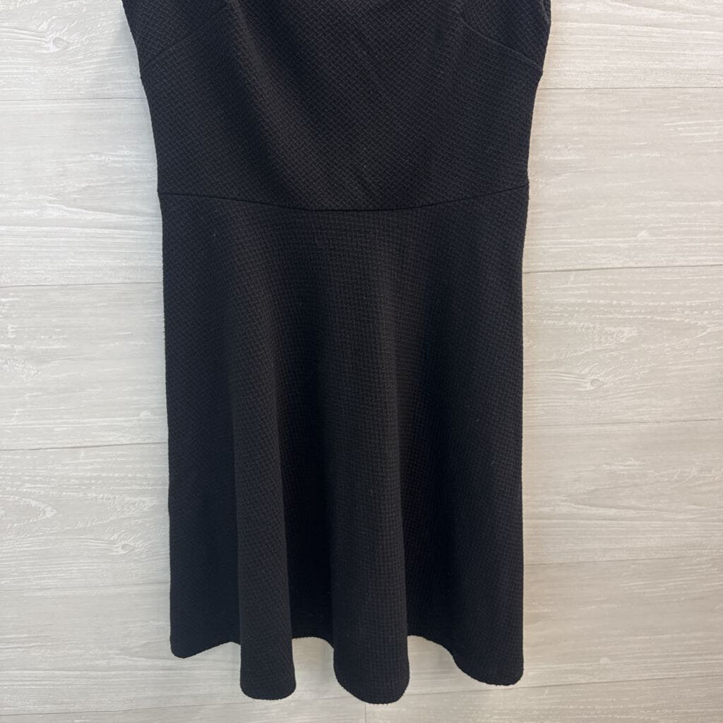 Betsey Johnson Black / Pearl Collar Sleeveless Dress 6