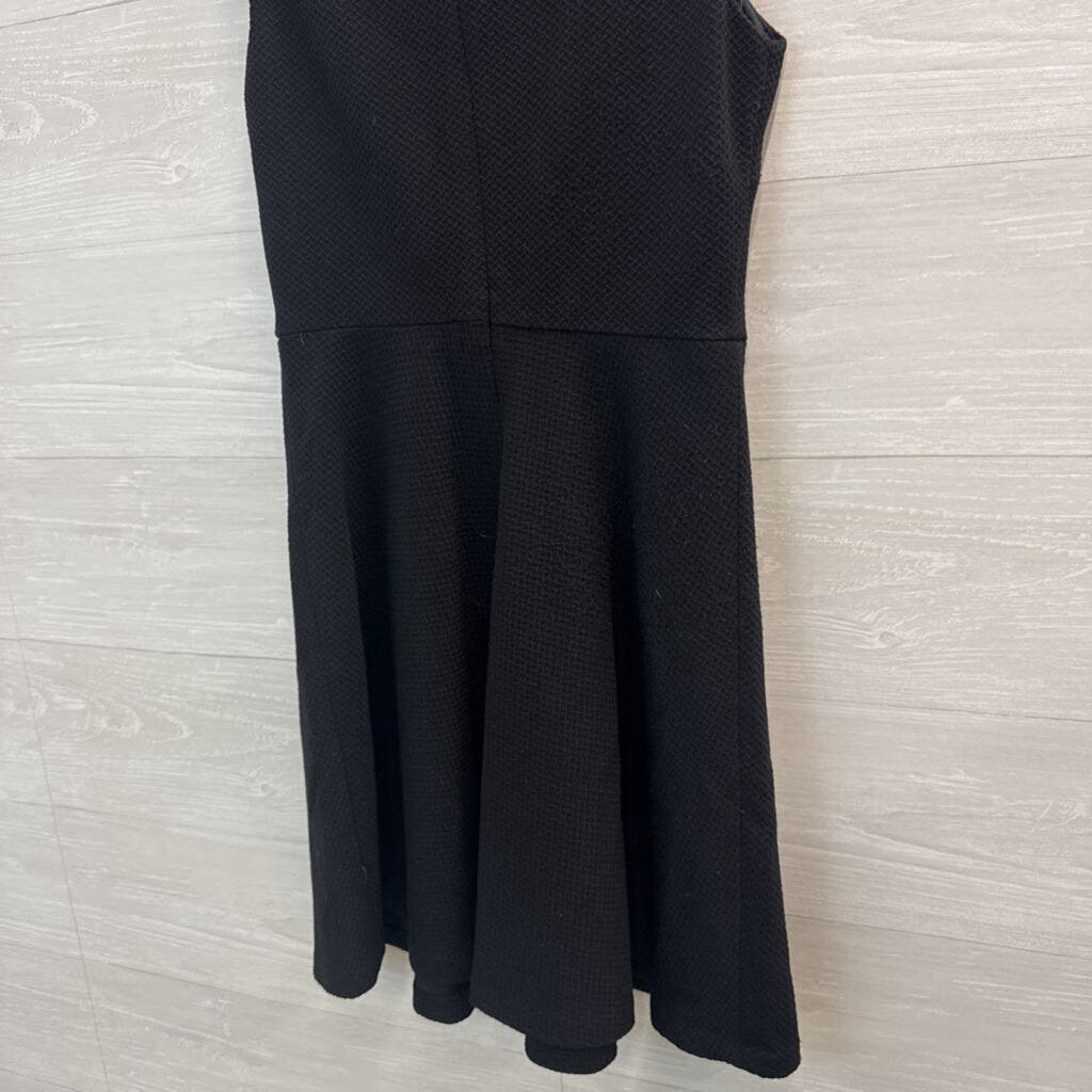 Betsey Johnson Black / Pearl Collar Sleeveless Dress 6