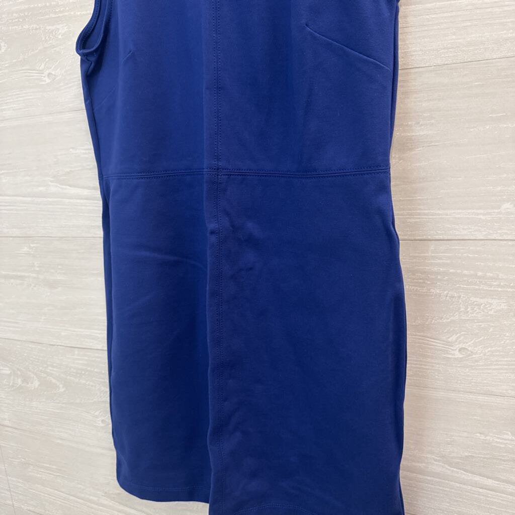 Loft Blue Sleeveless Dress Medium