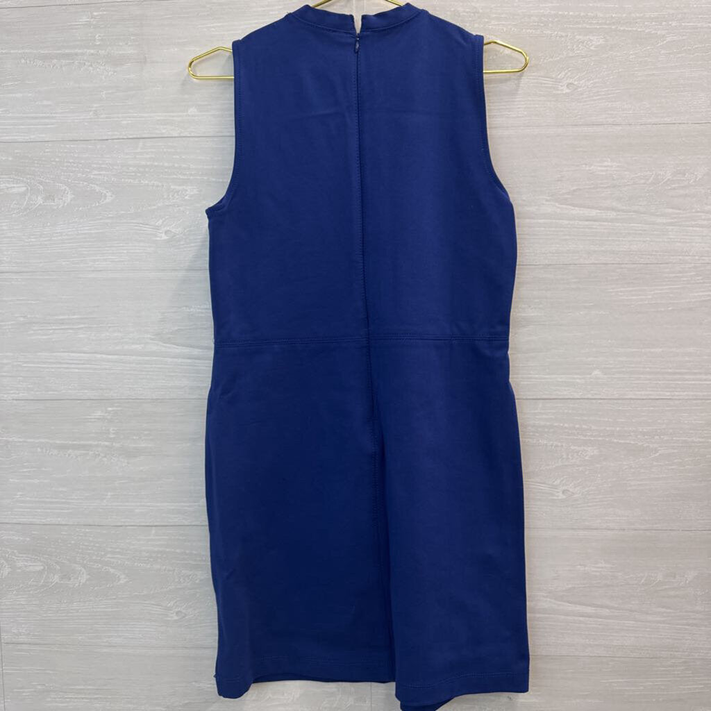 Loft Blue Sleeveless Dress Medium