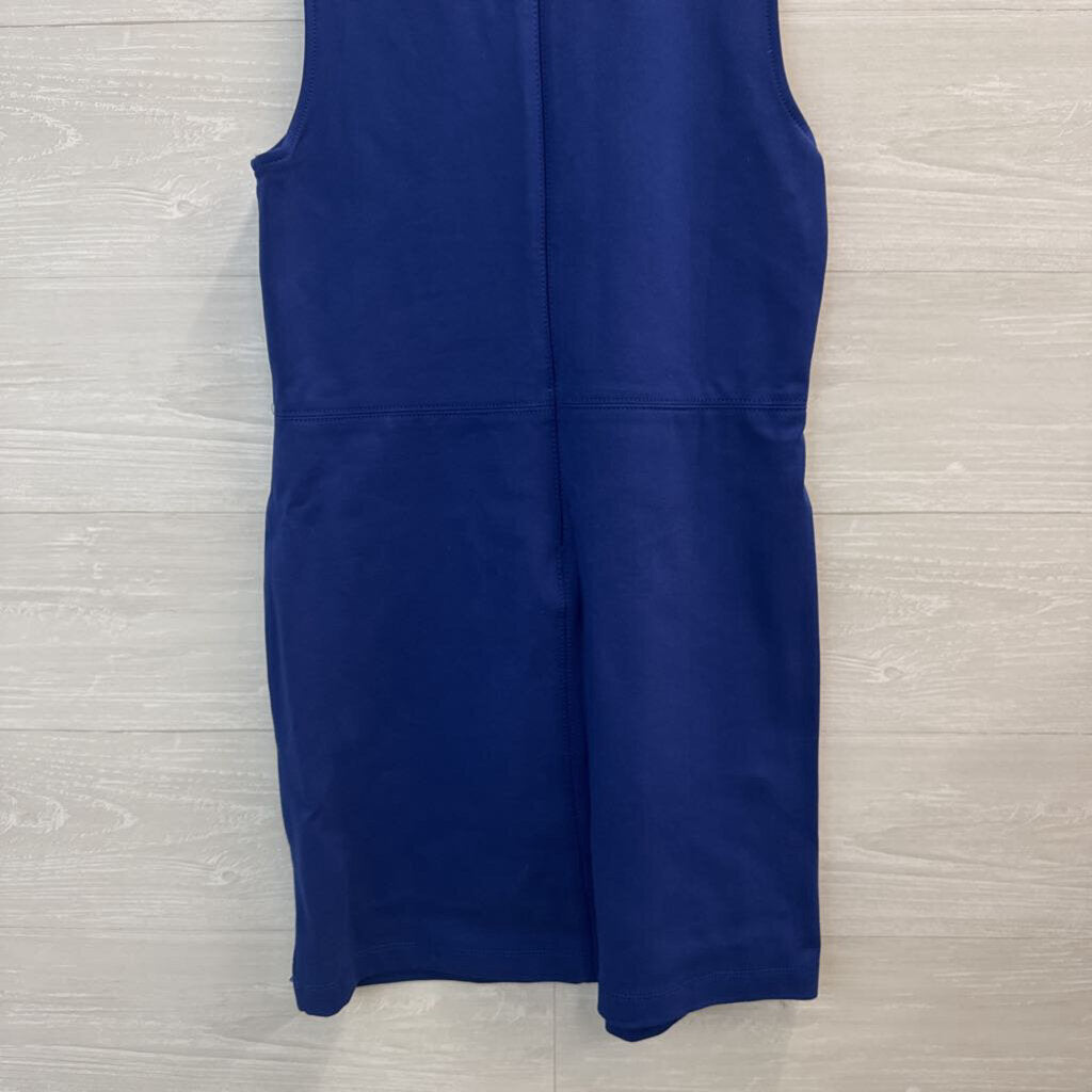 Loft Blue Sleeveless Dress Medium