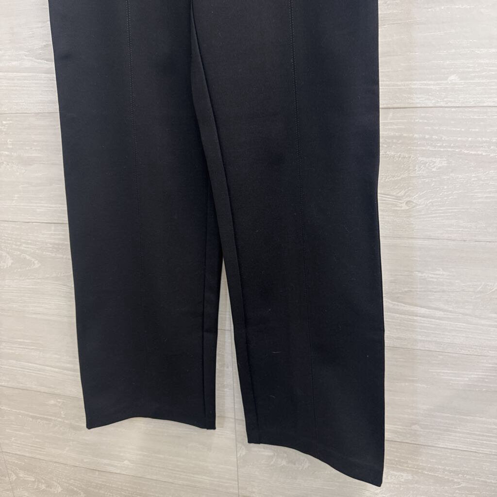 Banana Republic Black Pull On Trouser Pants Medium Tall