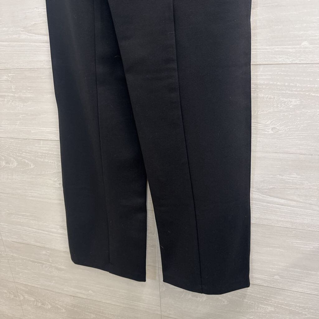Banana Republic Black Pull On Trouser Pants Medium Tall