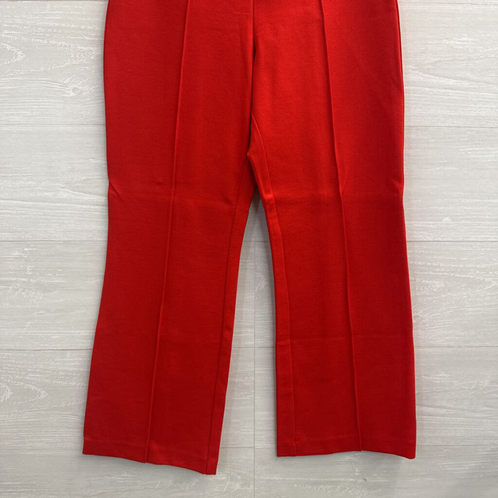 Banana Republic Red Pull On Trouser Pants Medium Petite