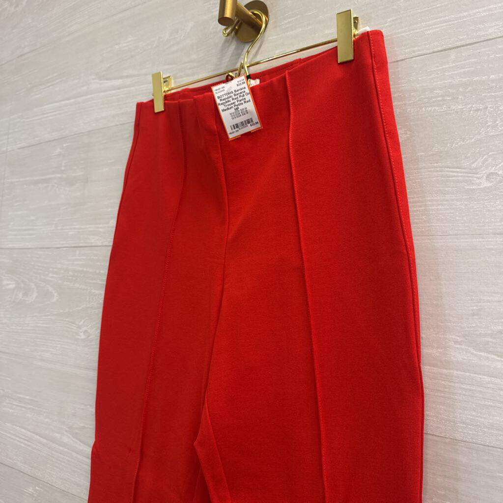 Banana Republic Red Pull On Trouser Pants Medium Petite