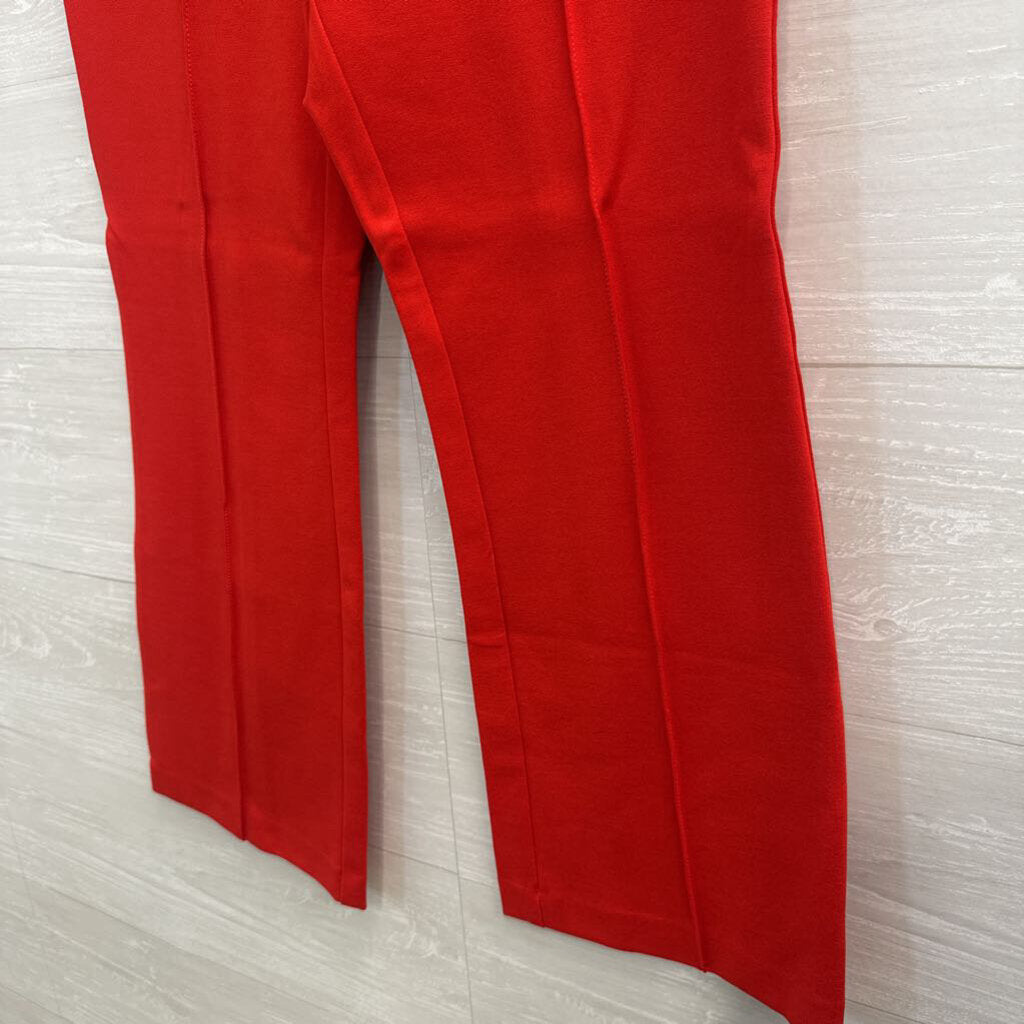Banana Republic Red Pull On Trouser Pants Medium Petite