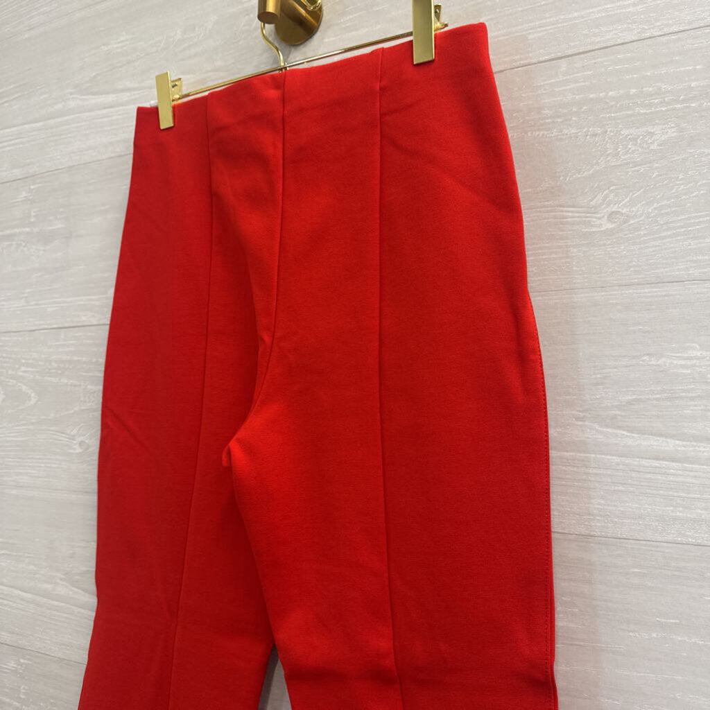 Banana Republic Red Pull On Trouser Pants Medium Petite