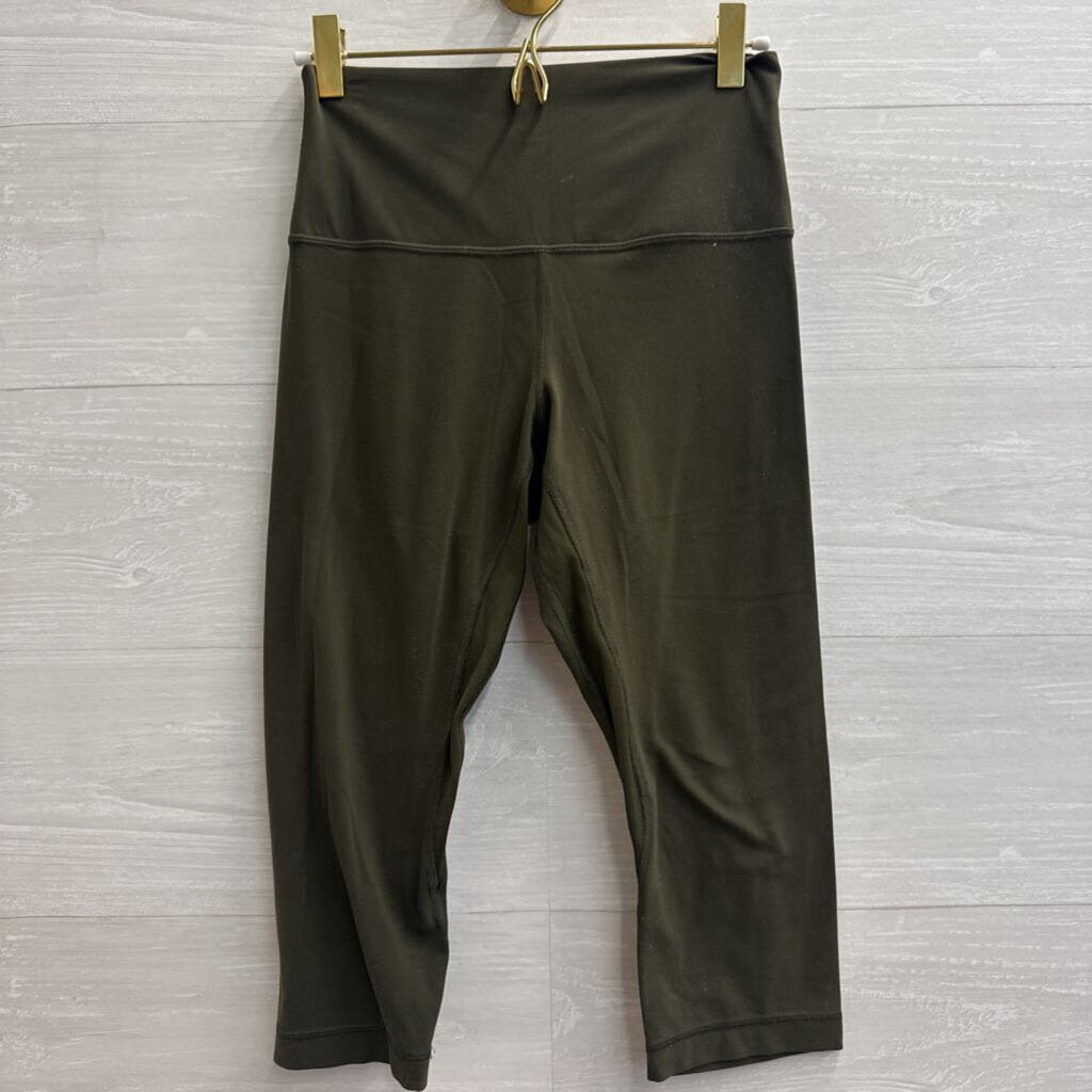 Lululemon Green Cropped Leggings 6