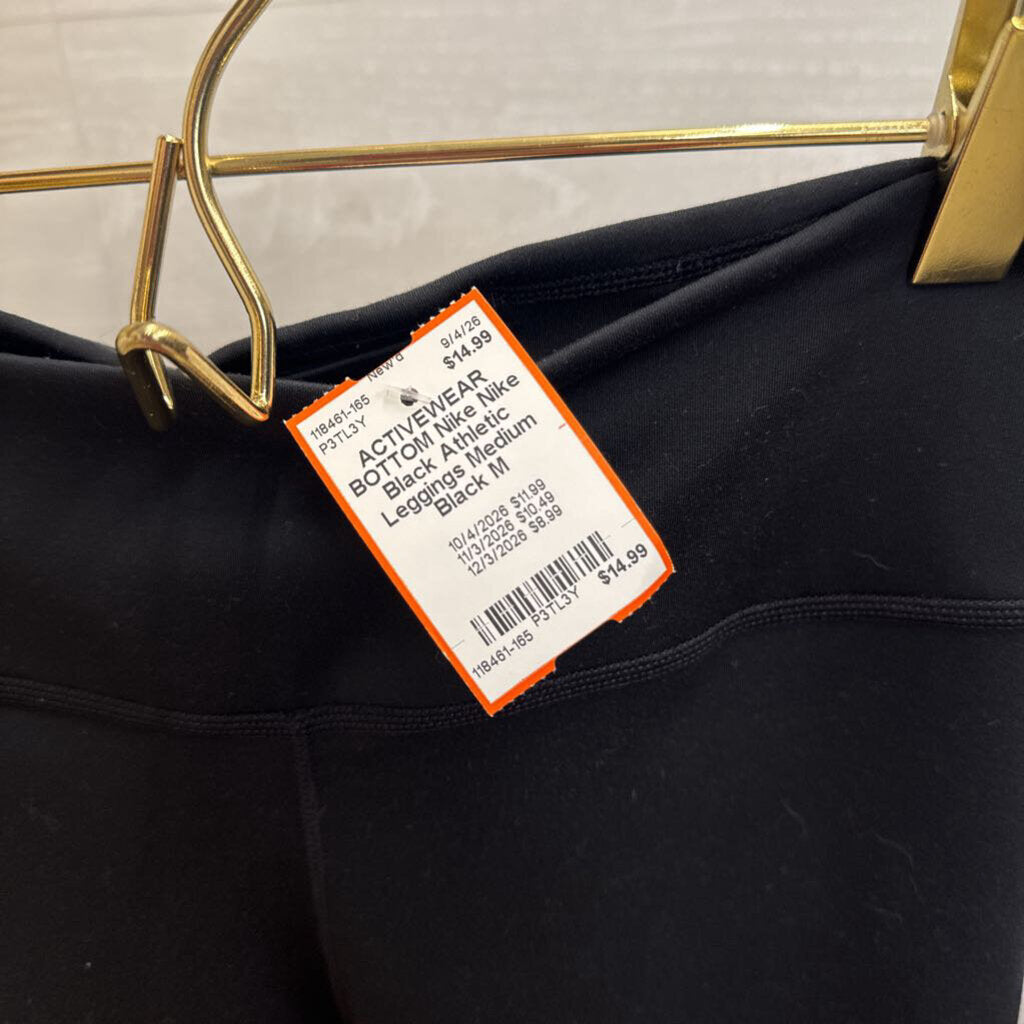 Nike Black Athletic Leggings Medium
