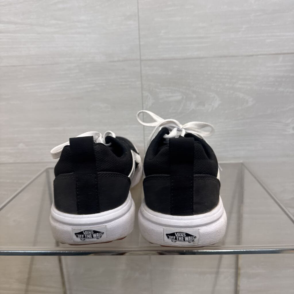 Vans Black/ White Range EXP Suede Canvas Sneakers 8