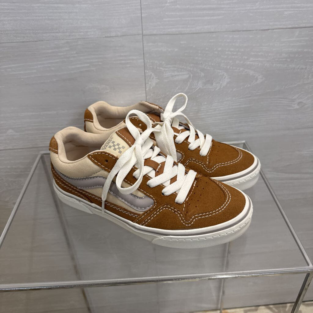 Vans Brown/ Cream Caldrone Sneakers 8