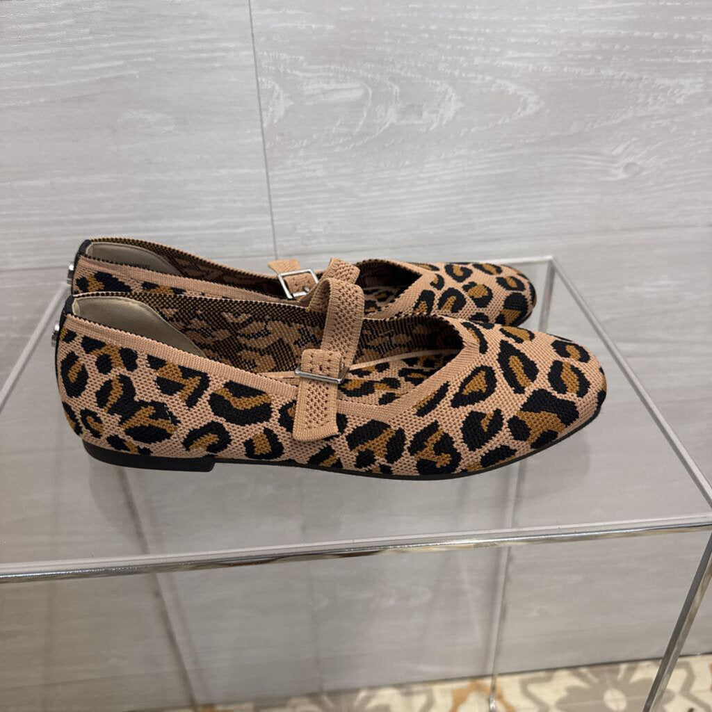 Steve Madden Leopard Print Mary Janes Flats 7.5