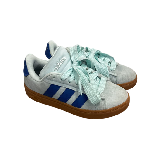 Adidas Blue Suede Grand Court Alpha Sneakers 8