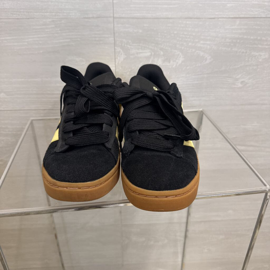 Adidas Black/ Yellow Suede Grand Court Alpha 00s Sneakers 8