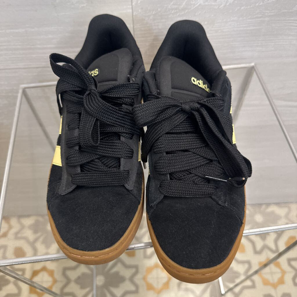 Adidas Black/ Yellow Suede Grand Court Alpha 00s Sneakers 8