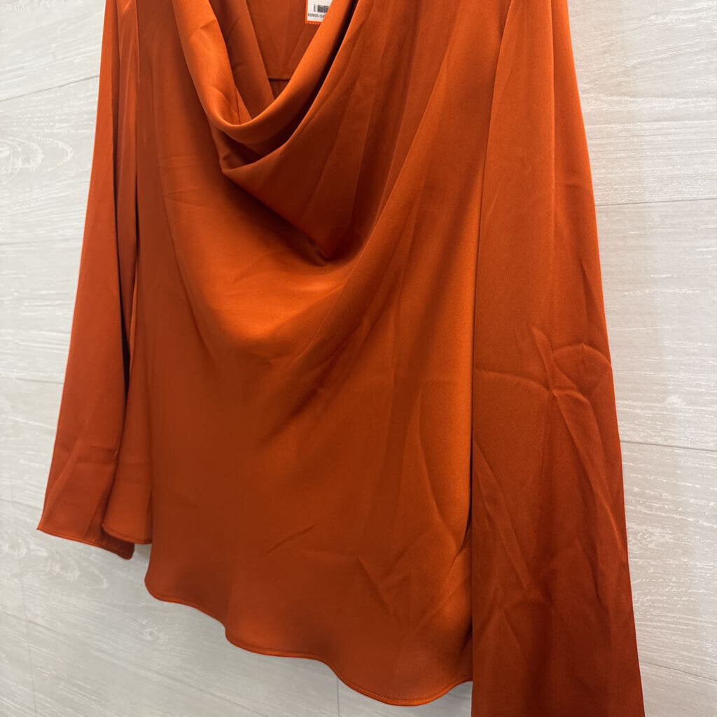 Joseph Ribkoff Orange Silky Long Sleeve Top 12