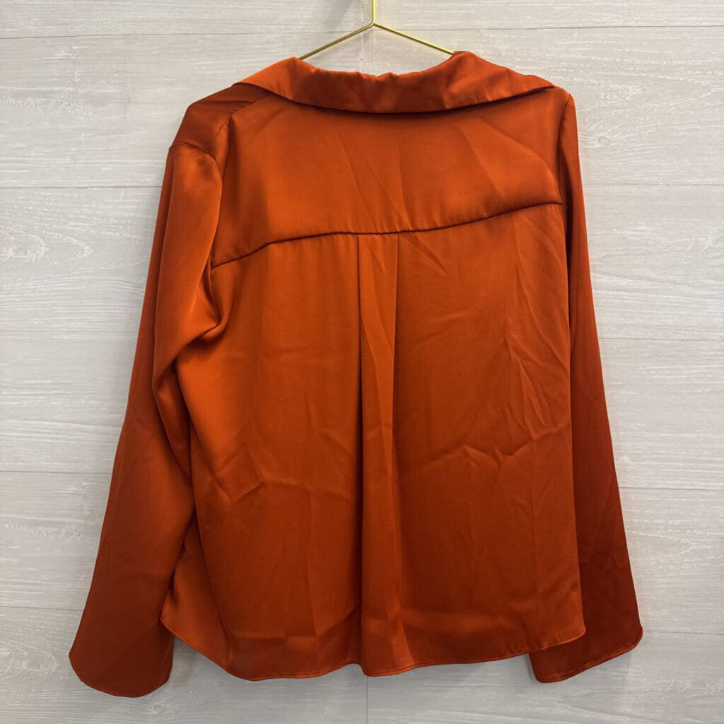Joseph Ribkoff Orange Silky Long Sleeve Top 12