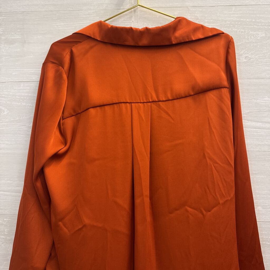 Joseph Ribkoff Orange Silky Long Sleeve Top 12