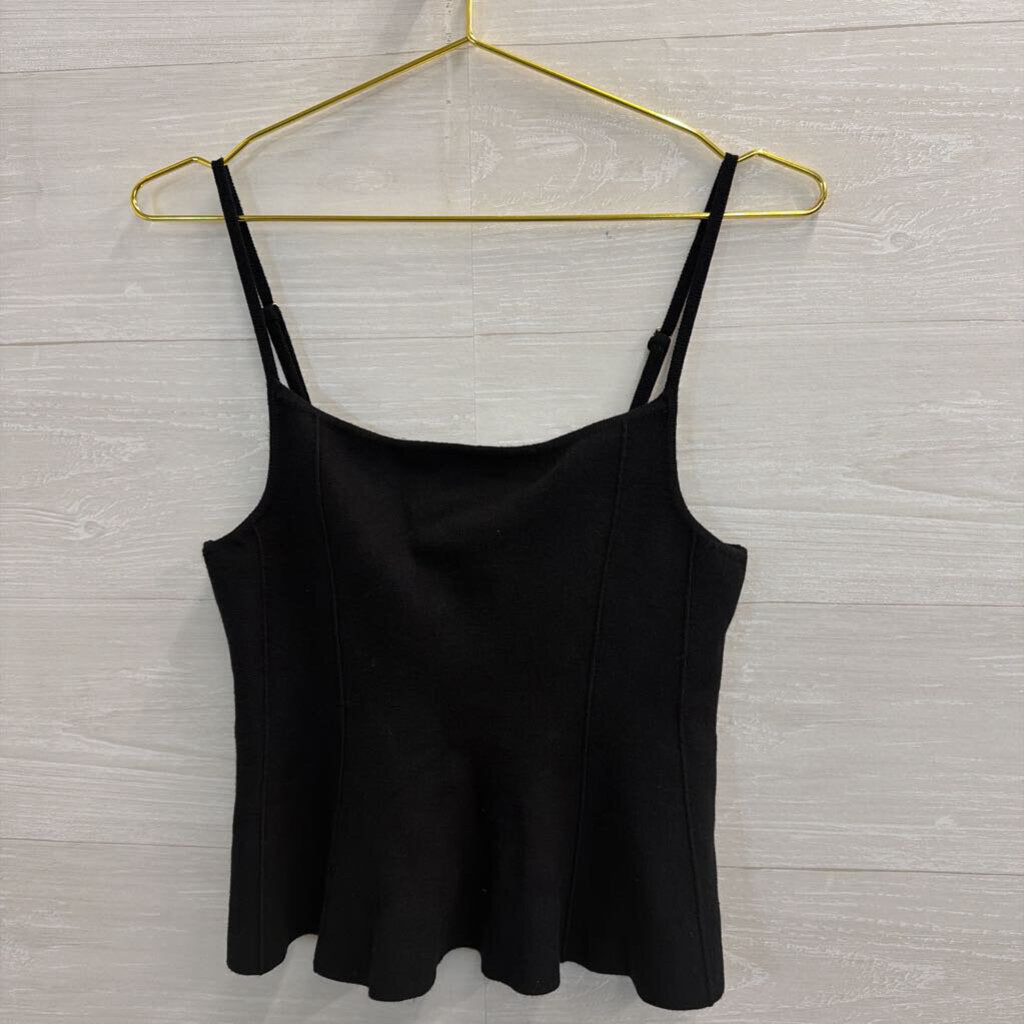 Vici Black Knit Tank Top Large