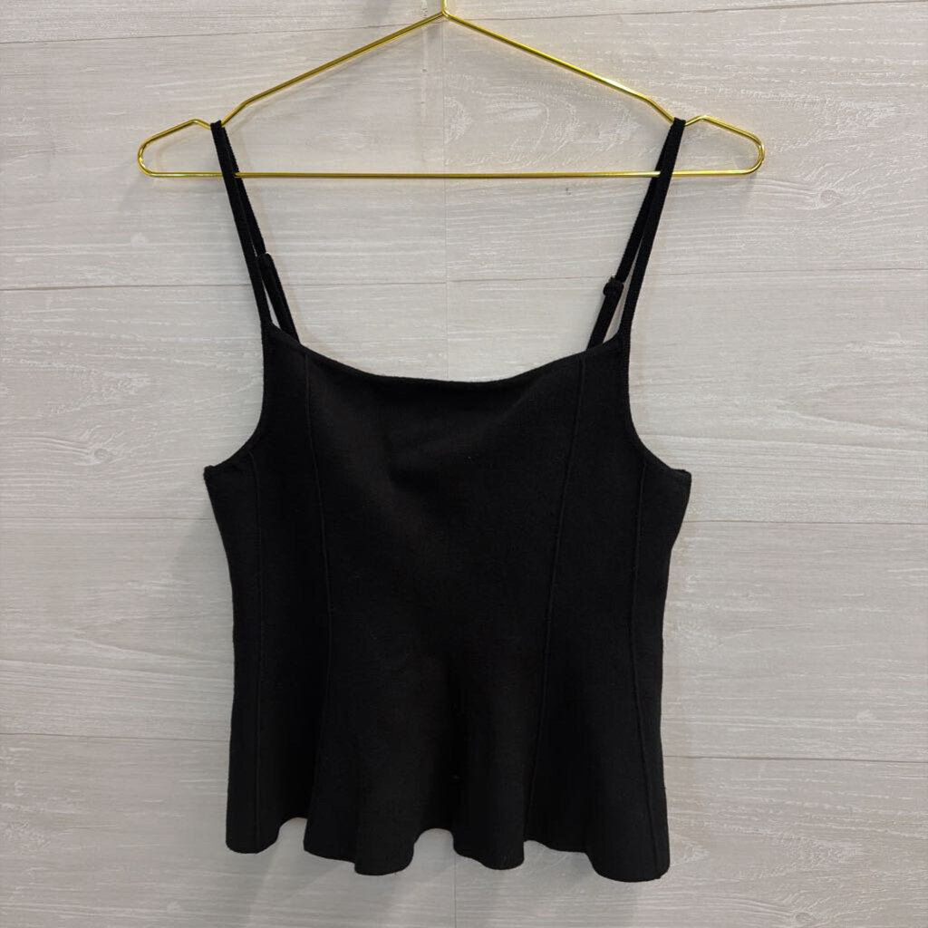 Vici Black Knit Tank Top Large