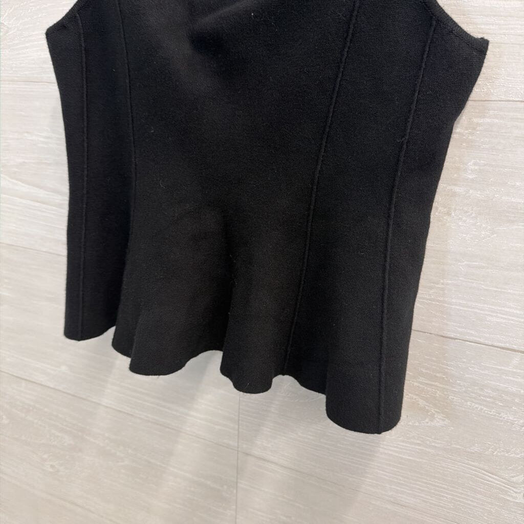 Vici Black Knit Tank Top Large