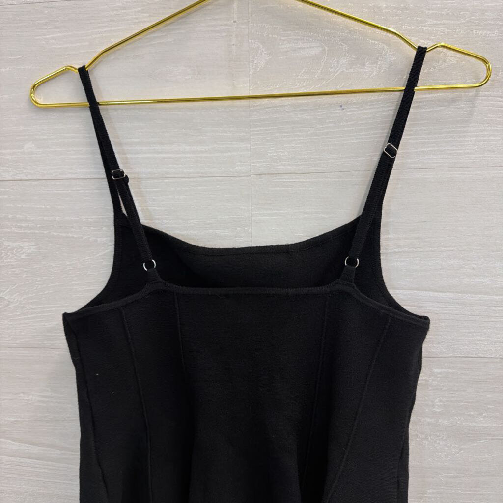 Vici Black Knit Tank Top Large