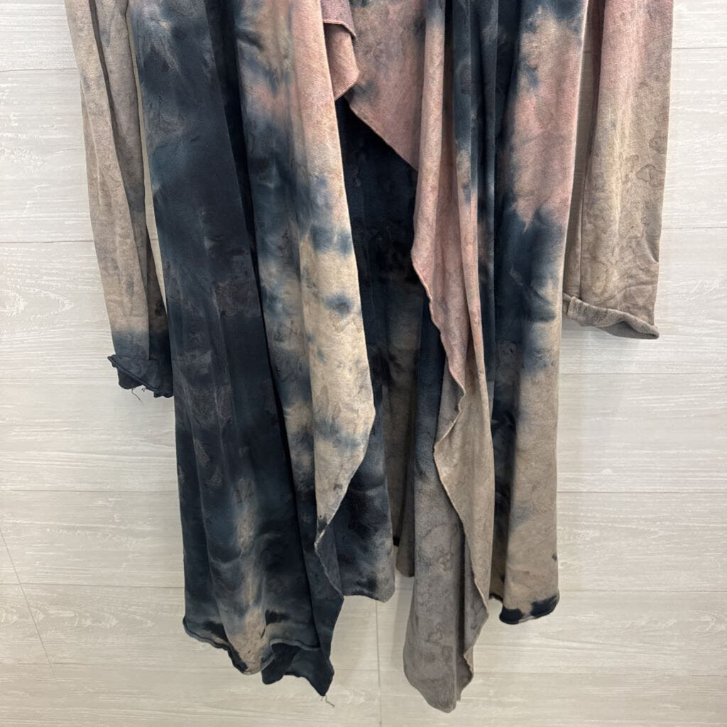 Hard Tail Forever Blue/ Purple Tie Dye Duster Top Medium