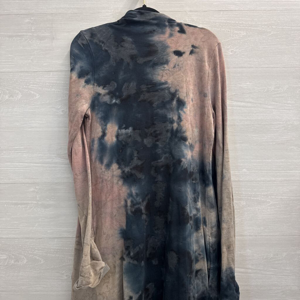 Hard Tail Forever Blue/ Purple Tie Dye Duster Top Medium