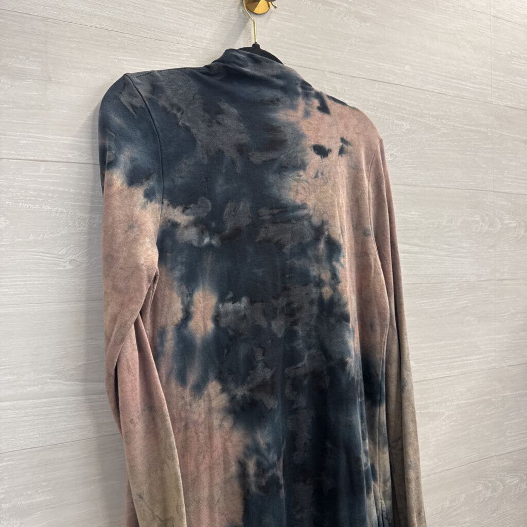 Hard Tail Forever Blue/ Purple Tie Dye Duster Top Medium