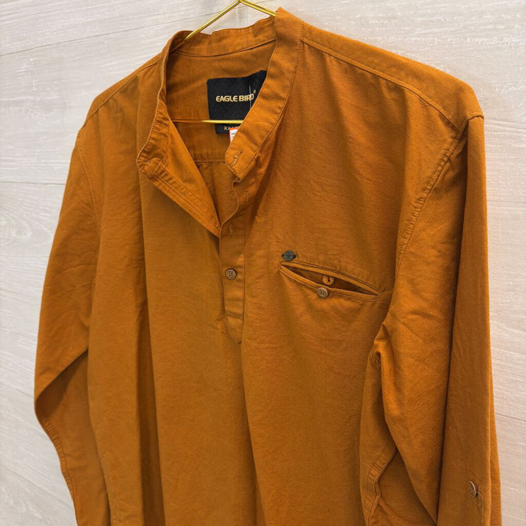Eagle Bird Brown Long Sleeve Top XXL