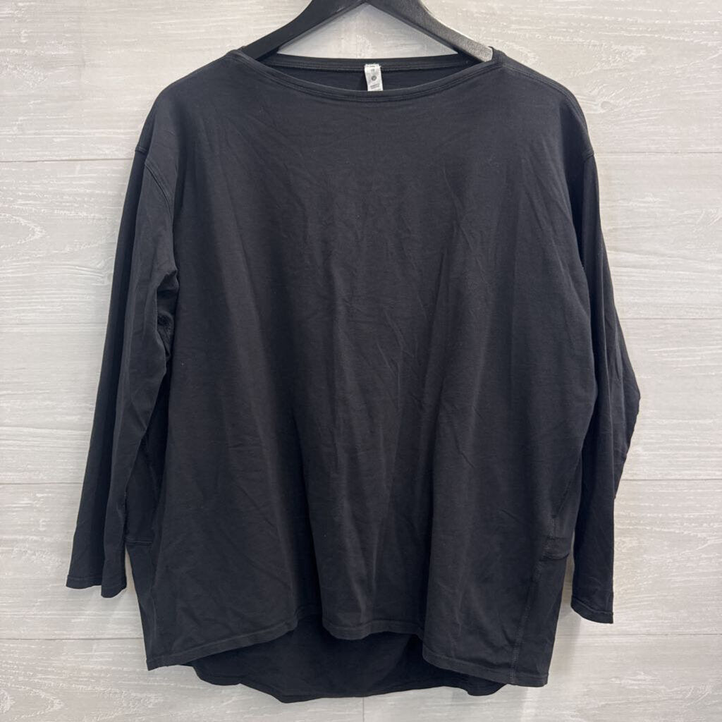 Lululemon Black Long Sleeve Athletic Top 10