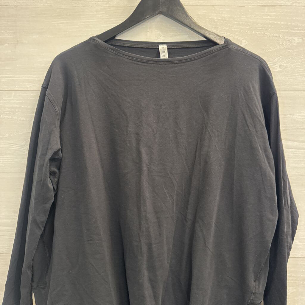 Lululemon Black Long Sleeve Athletic Top 10
