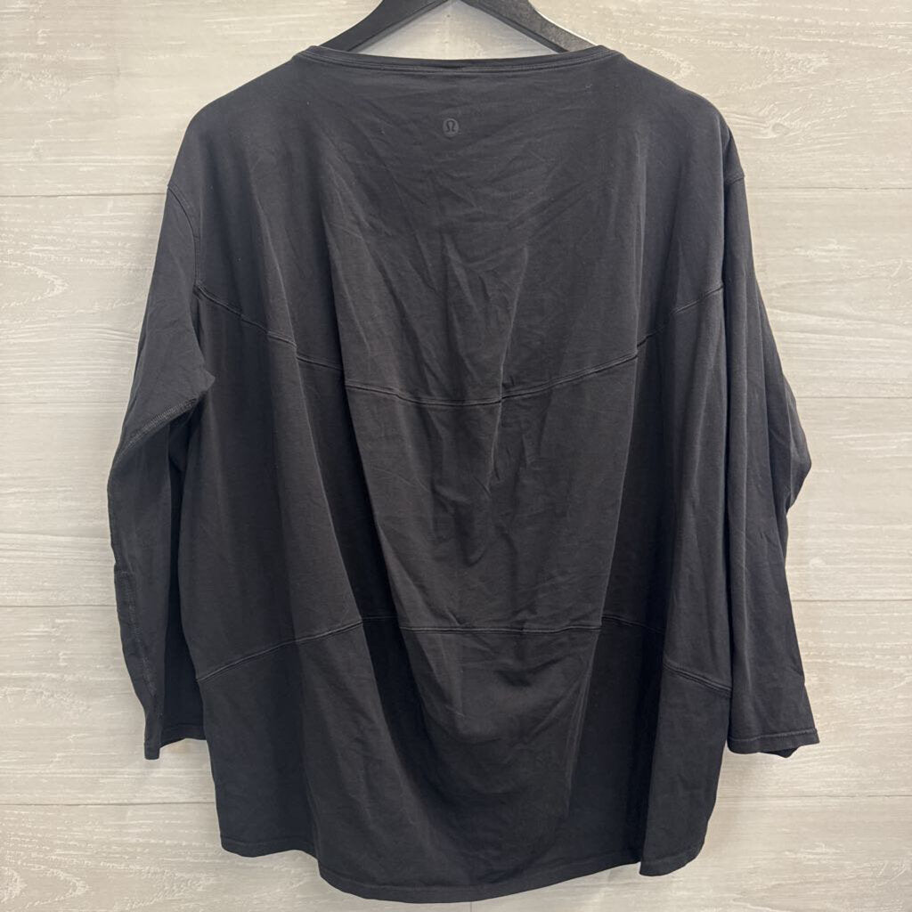Lululemon Black Long Sleeve Athletic Top 10