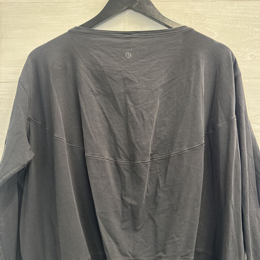 Lululemon Black Long Sleeve Athletic Top 10