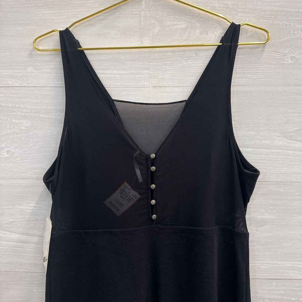 Free People Black Tank Top Large