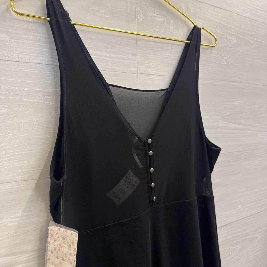 Free People Black Tank Top Large